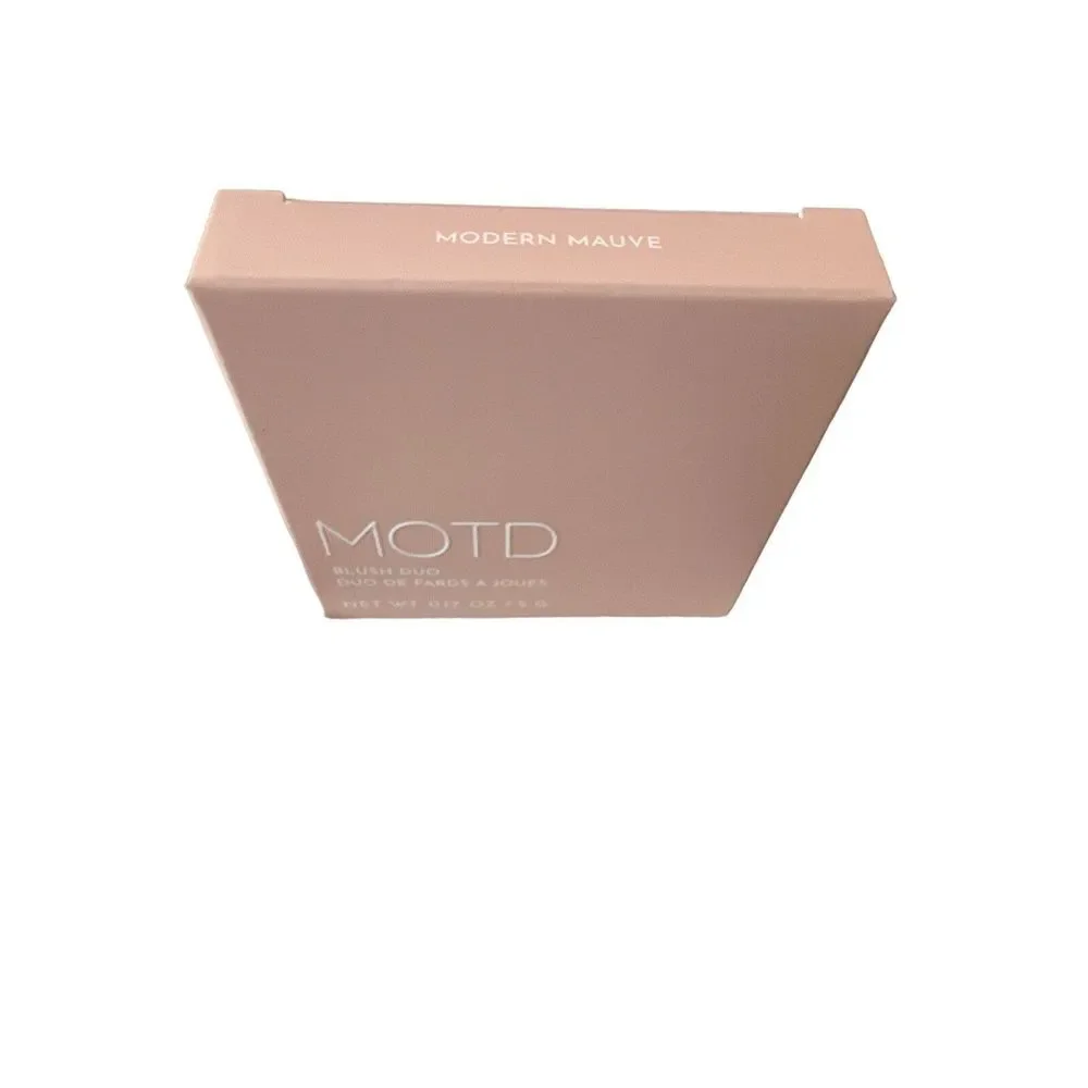 MOTD COSMETICS BLUSH DUO Modern Mauve & Brushes (2 Pack) New‎ Makeup